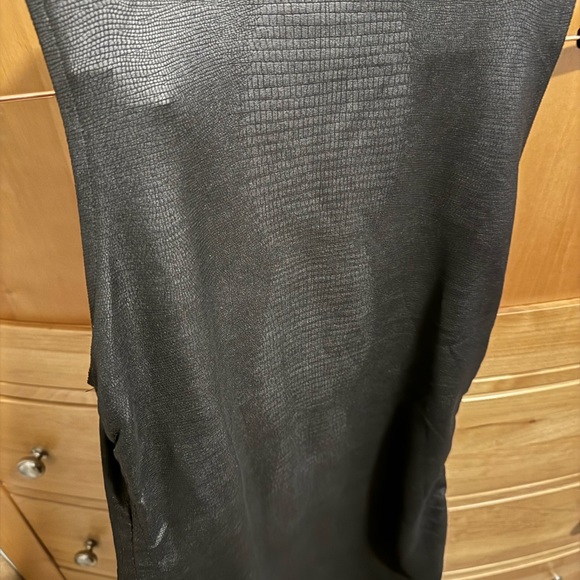 NWT Steve Madden Black Snakeskin Dress - Picture 2 of 3